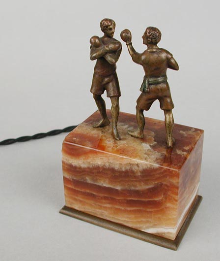 Bouton de sonnette en bronze(Boxe française)